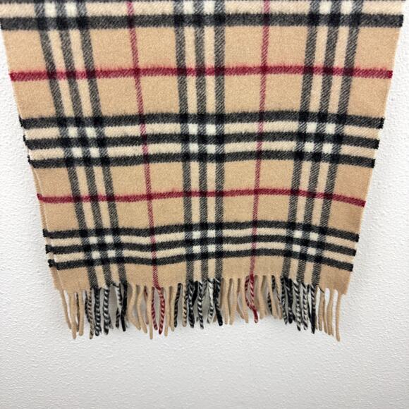 Burberry Cashmere & Wool Nova Check Scarf - Picture 2 of 3